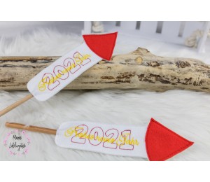 Stickserie - ITH Rakete Silvester 2021-2023